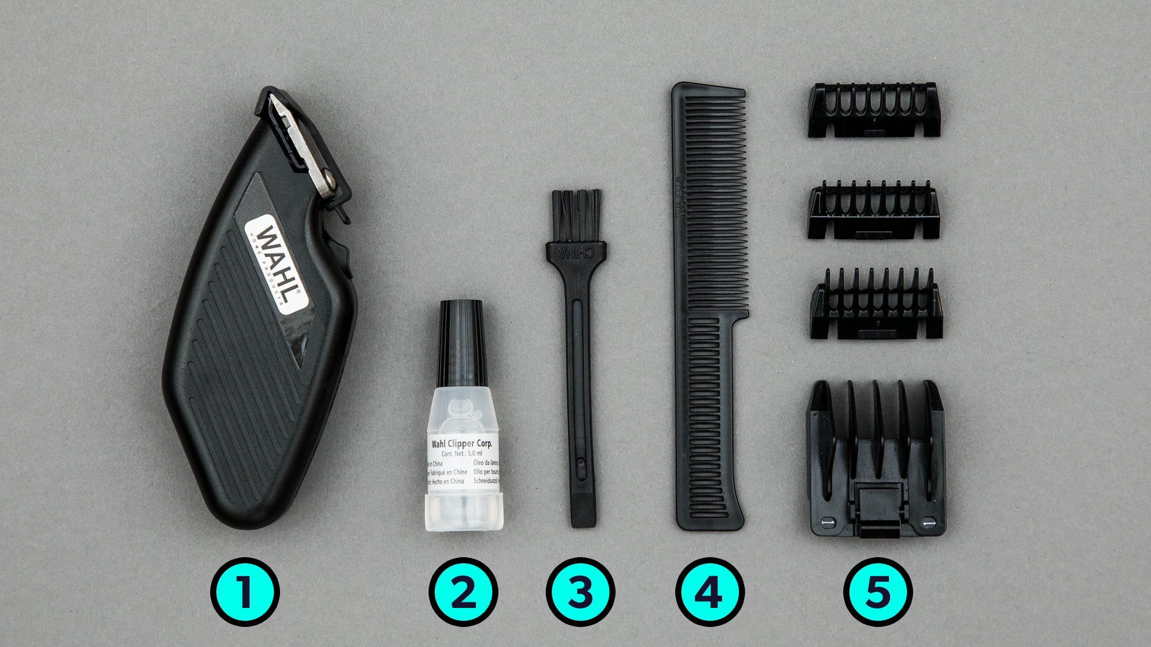 Everything that comes in the box of the WAHL Travel Trimmer