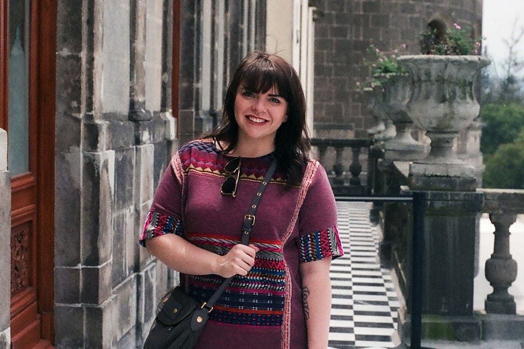 Jesi Hoolihan at Chapultepec Castle, Mexico City, Mexico