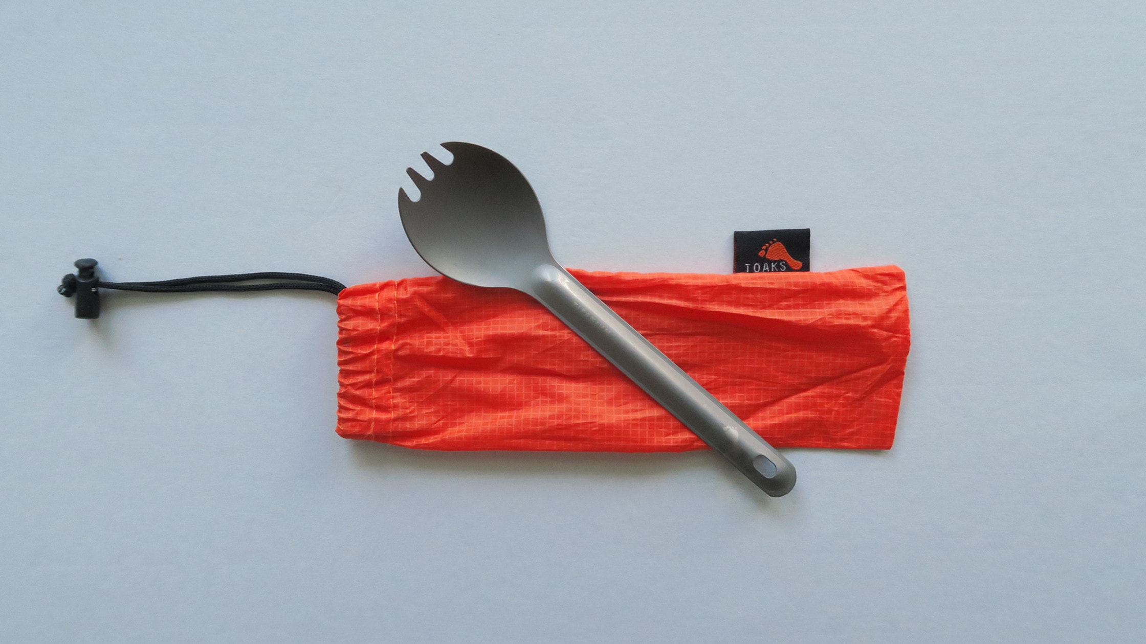 Toaks Titanium Spork with Mesh Bag