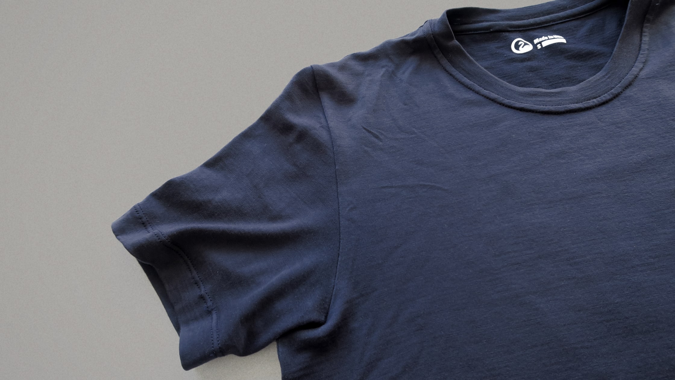 Outlier Ultrafine Merino T-Shirt Detail