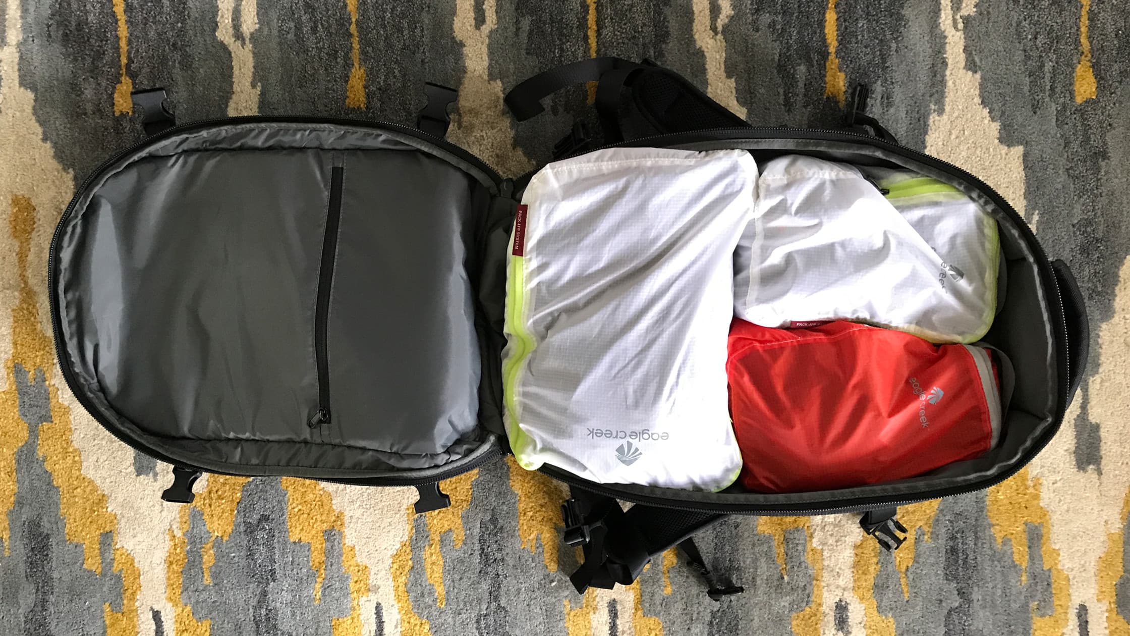 packing a backpack for travel