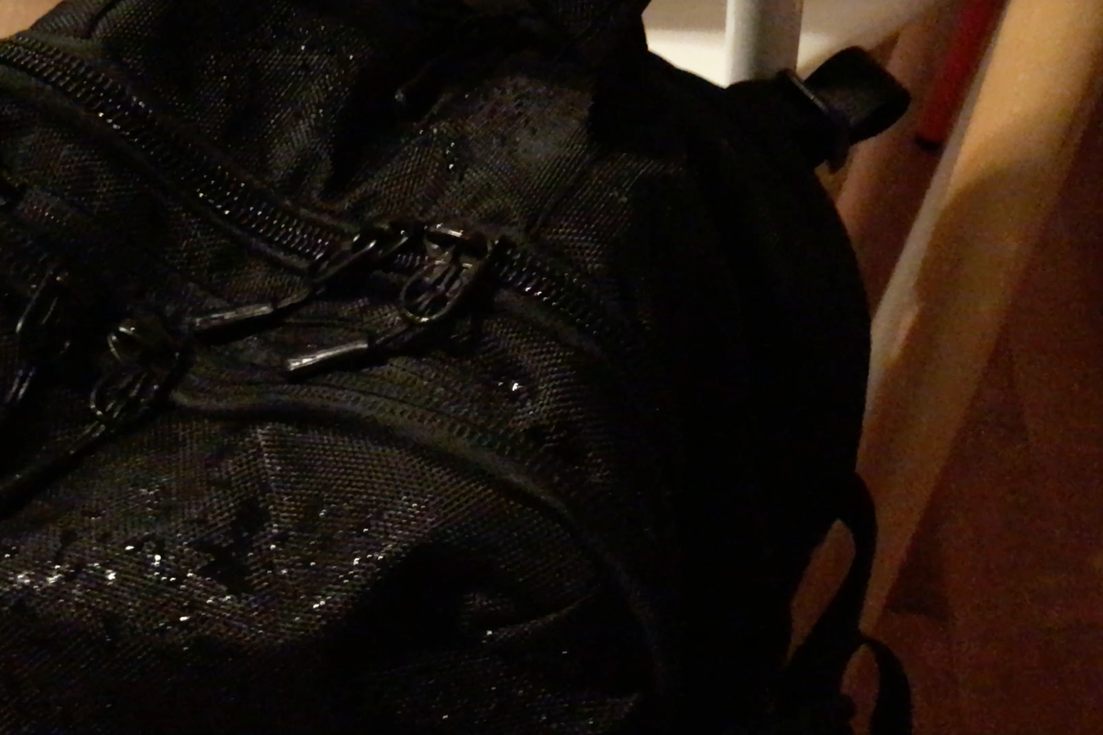 Water Drops on Aer Travel Pack