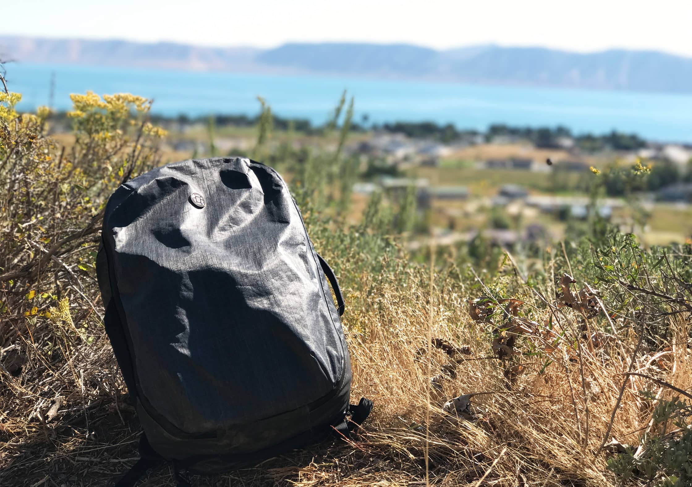 Overlooking Bear Lake, Utah with the Tortuga Homebase