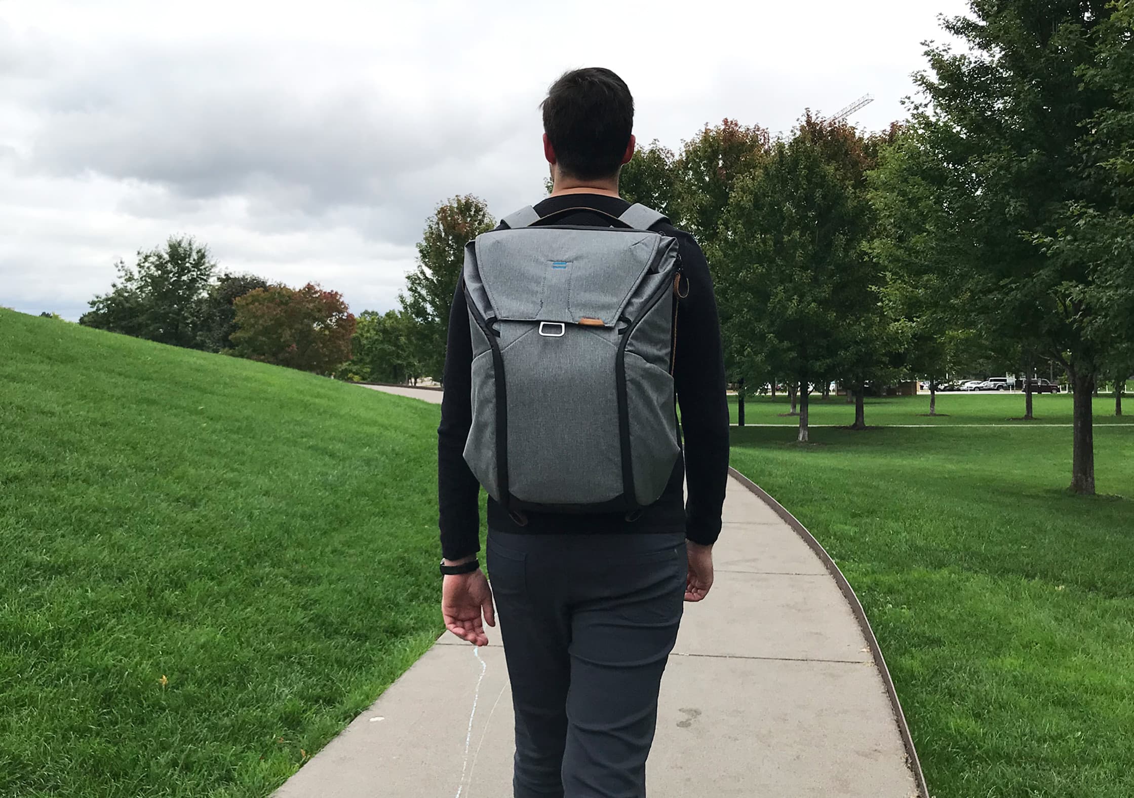 Walking with the Peak Design Everyday Backpack