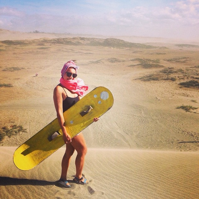 Roxanne Ravago at Paoay Sand Dunes, Ilocos Norte, Philippines