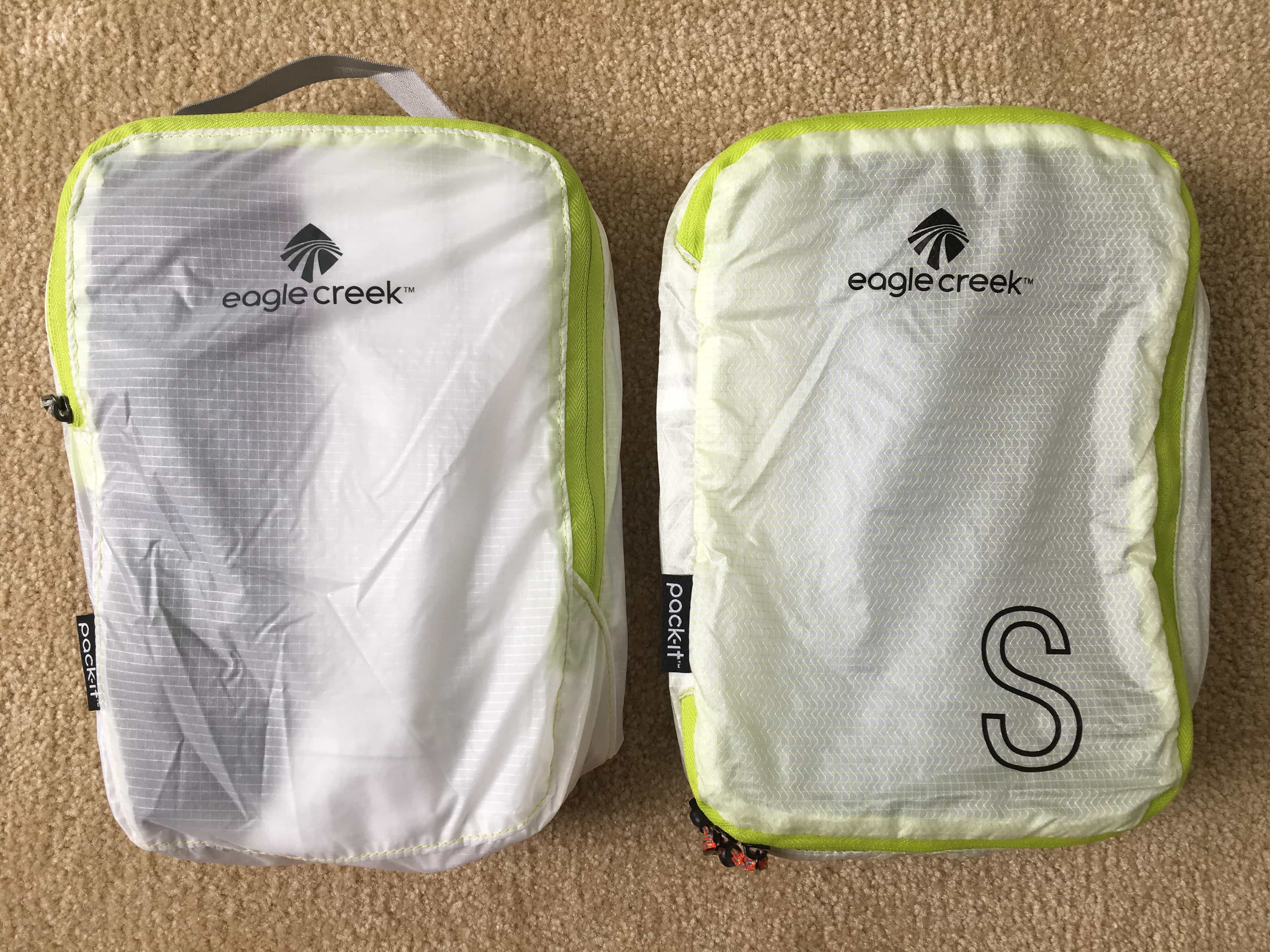 Eagle Creek Pack-It Specter Cube (left) and Specter Tech Cube (right)
