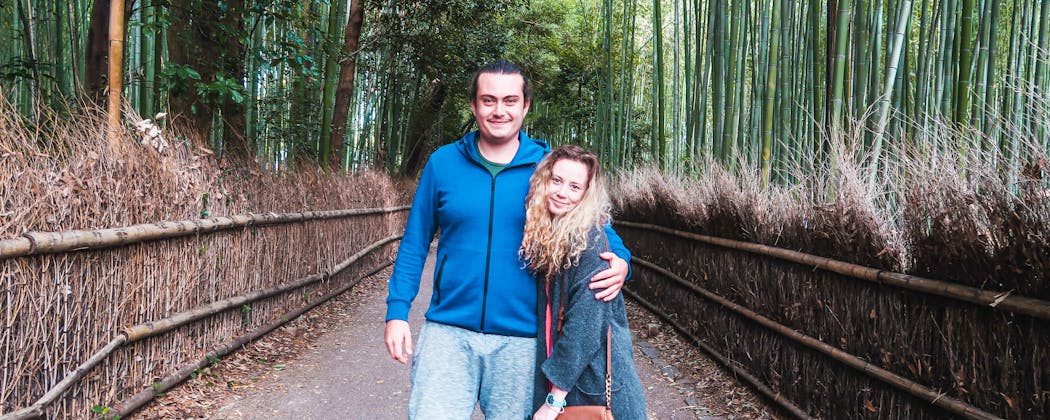 Rebecca & Nathan of Always A Friday | Arashiyama Bamboo Forest, Kyoto, Japan