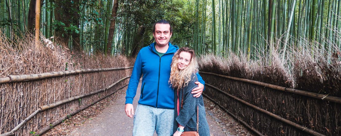 Rebecca & Nathan of Always A Friday | Arashiyama Bamboo Forest, Kyoto, Japan