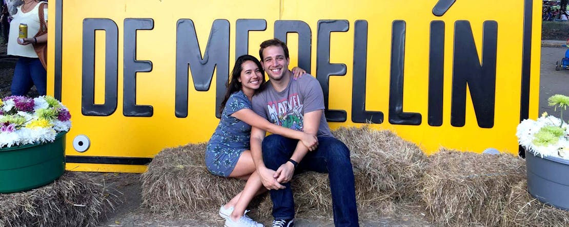 Natalie Avalos and Thomas Brown in Medellín, Colombia