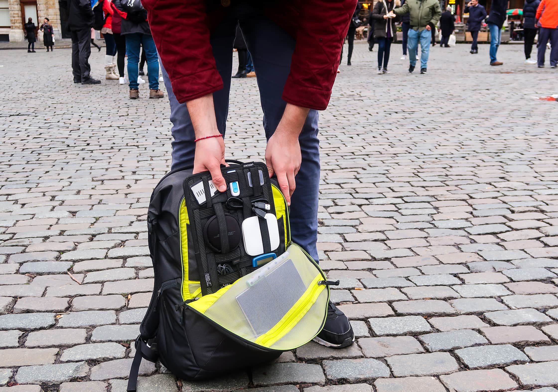 Grid-It daypack compartment