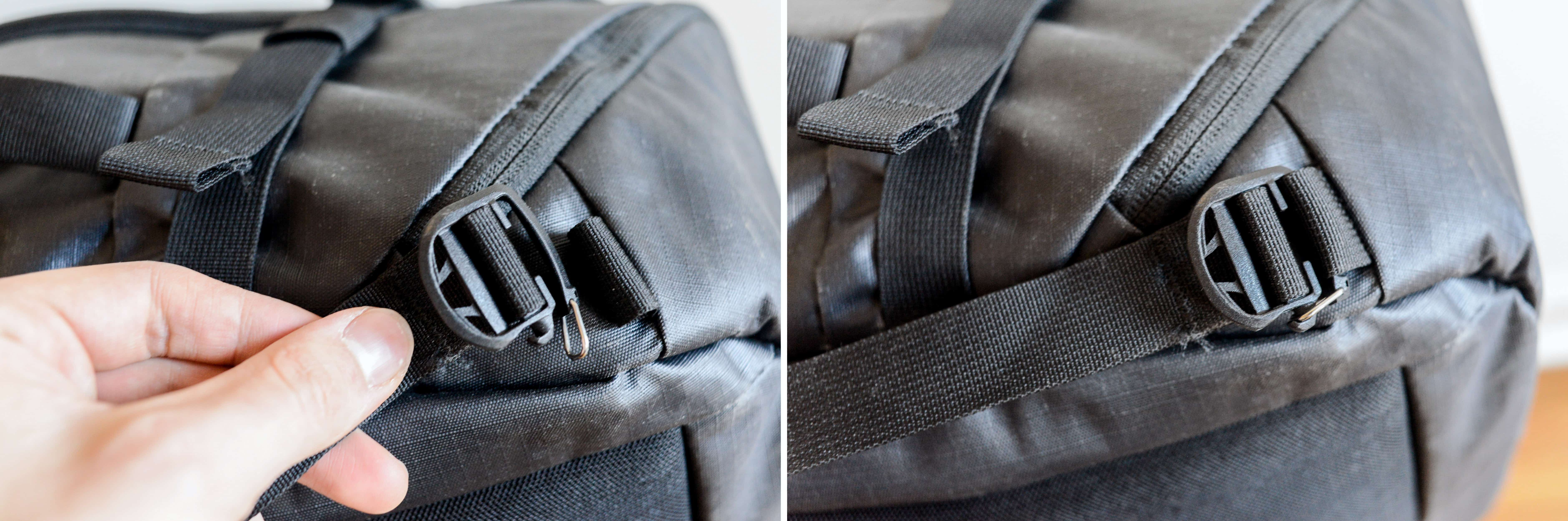 Timbuk2 Wander Pack | Strap Mechanism