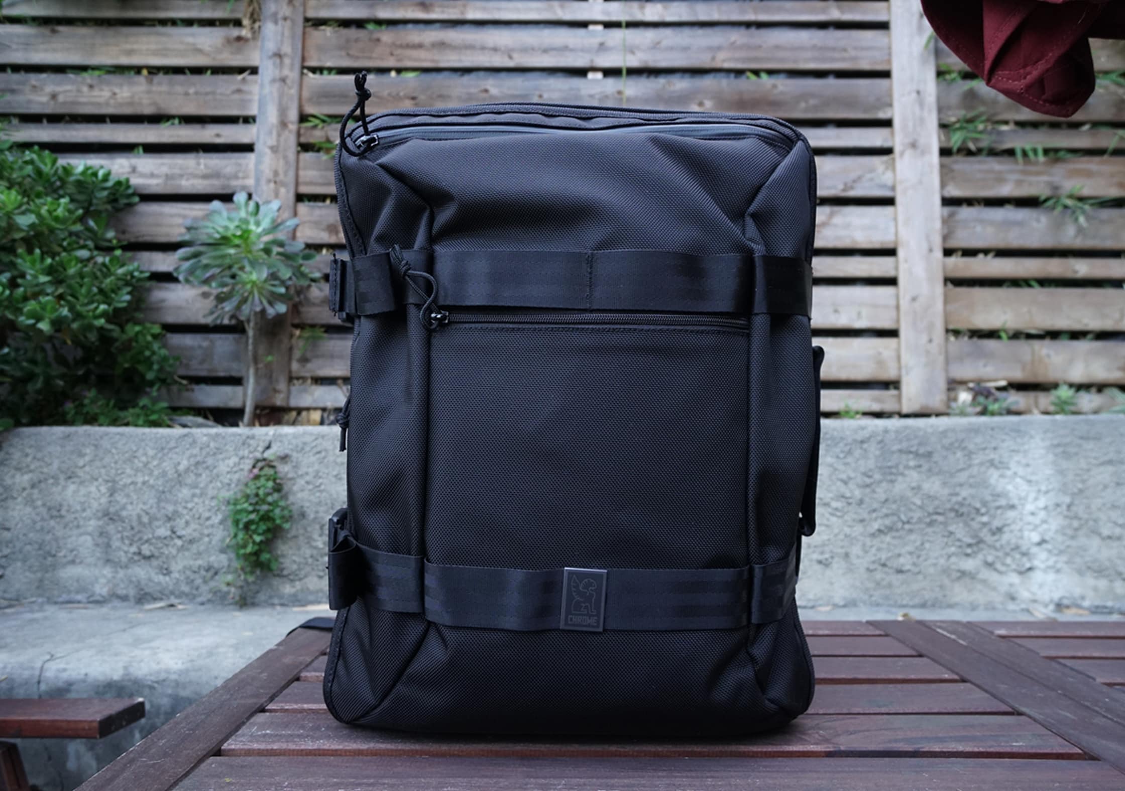 Chrome delta outlet backpack