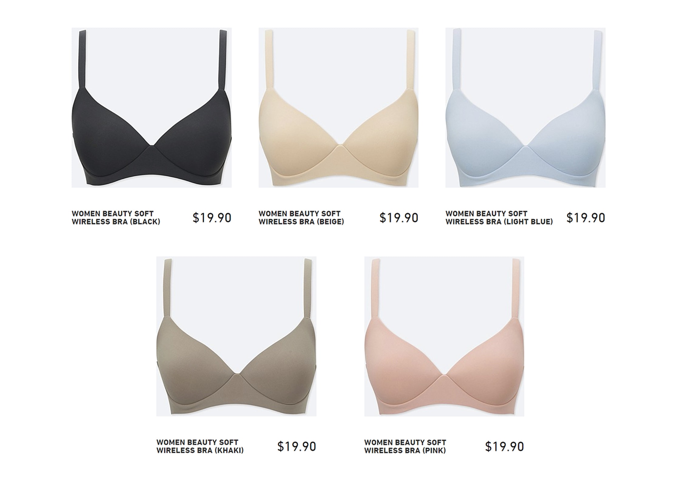 Wireless Bra (Beauty Light)