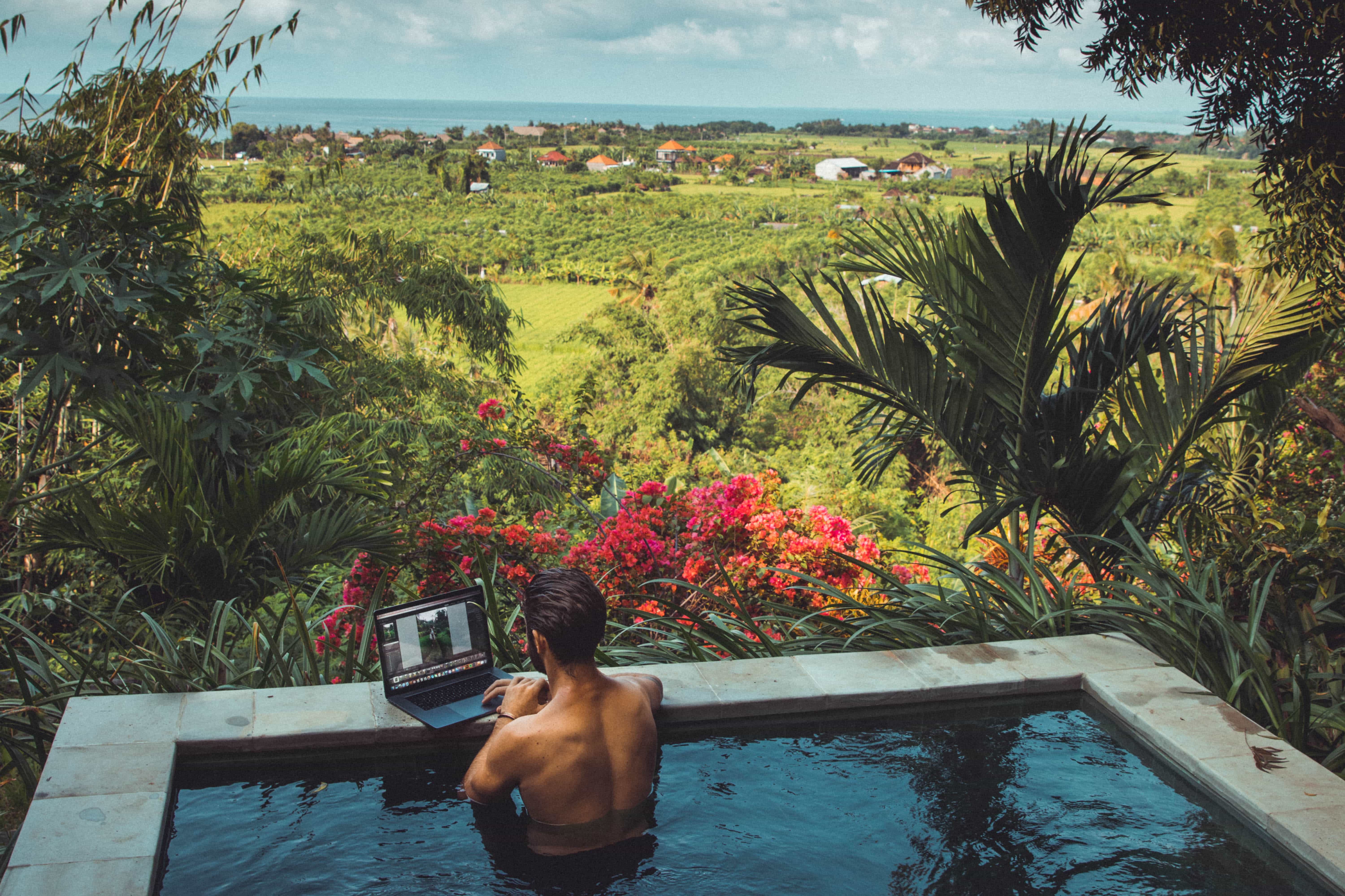 Hunter O'Brien in Bali, Indonesia