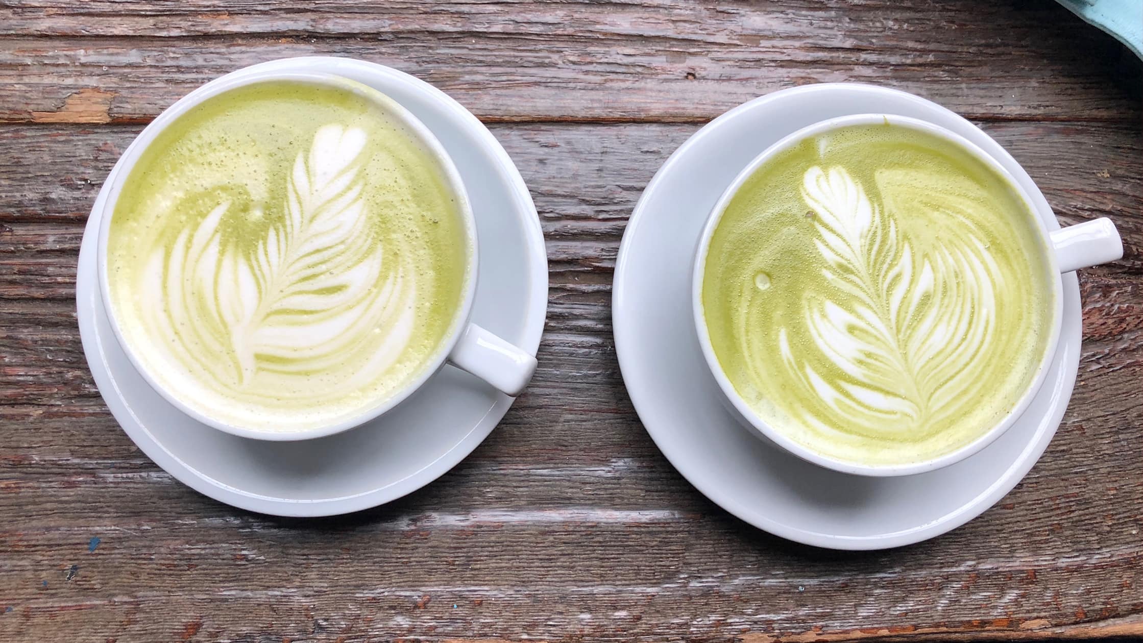 Matcha Tea Latte With Soy Milk