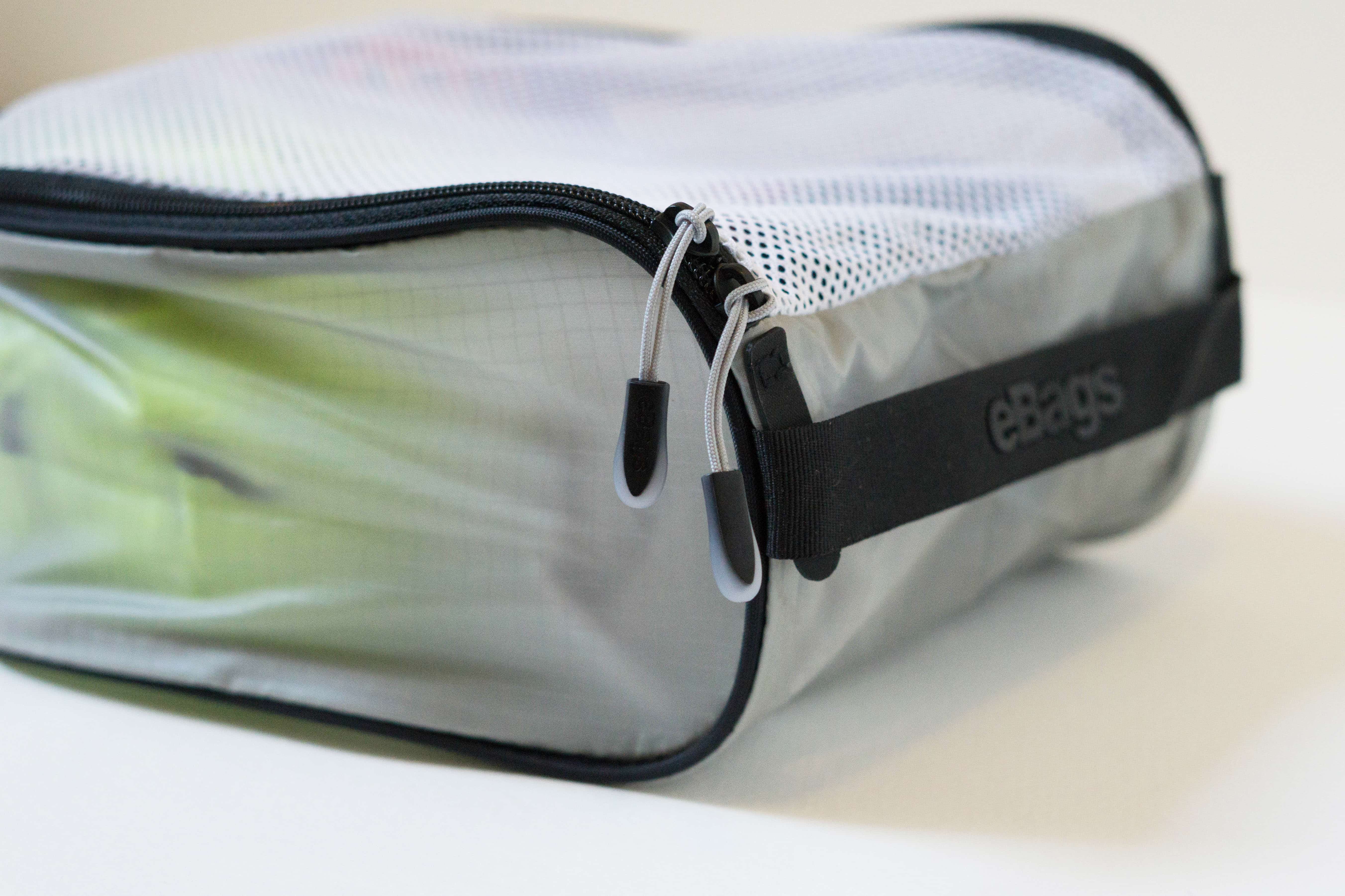 eBags Ultralight Packing Cubes Zipper Pull Detail