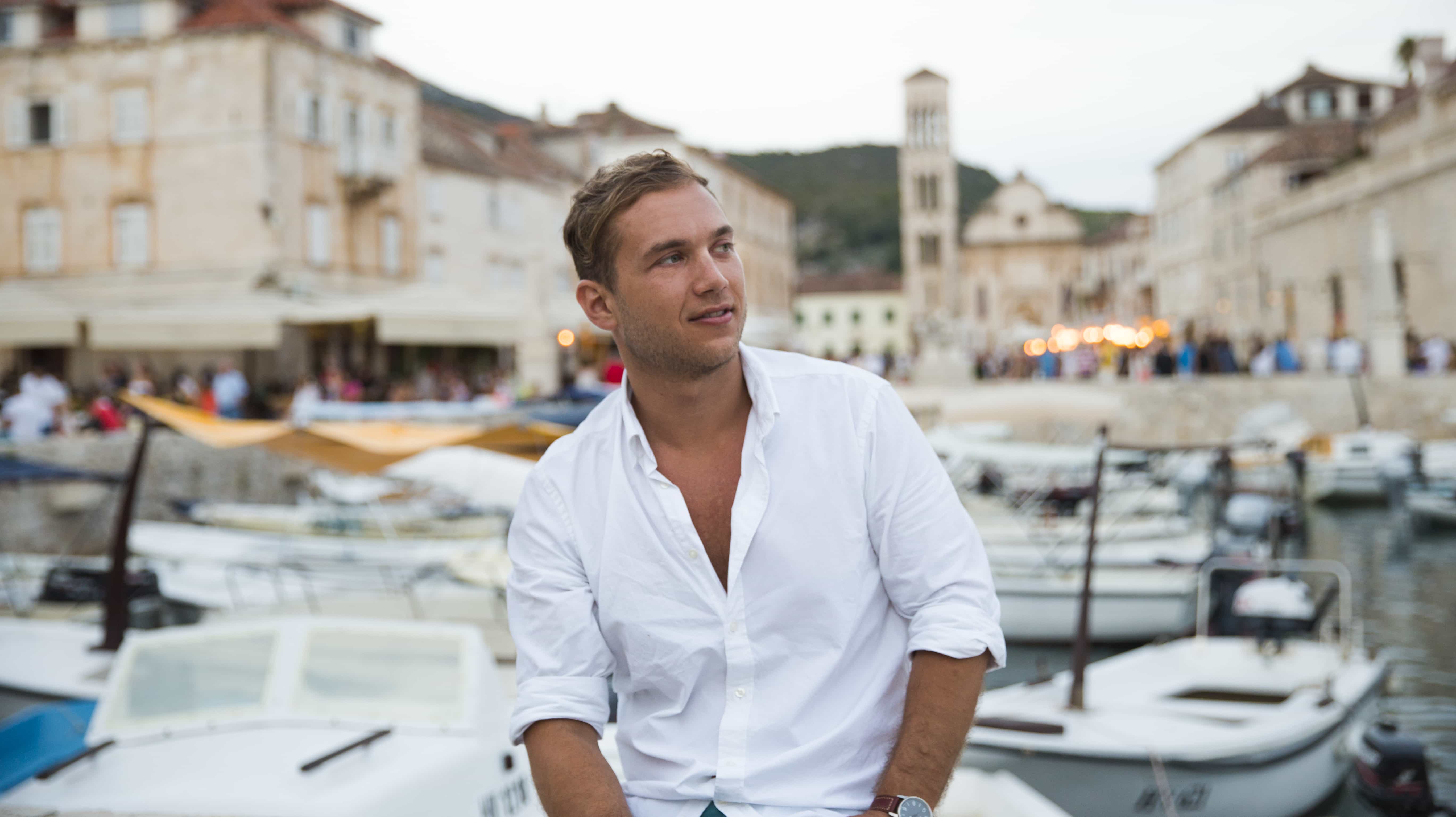 Daniel Sammut in Hvar, Croatia