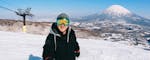 Daniel Sammut at the Grand Hirafu Ski Resort in Niseko, Japan