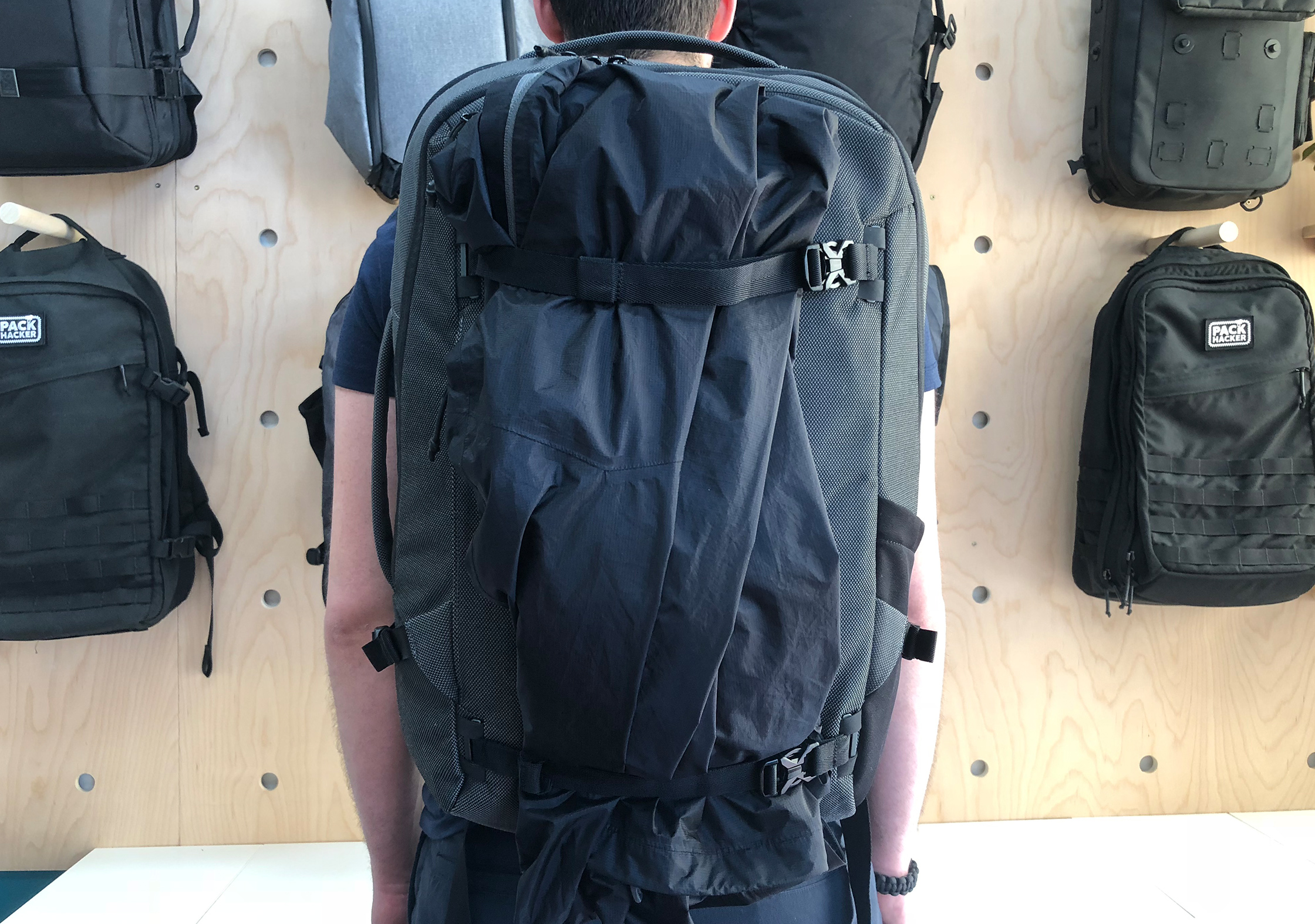 Heimplanet Transit Line Travel Pack Front Straps With Jacket