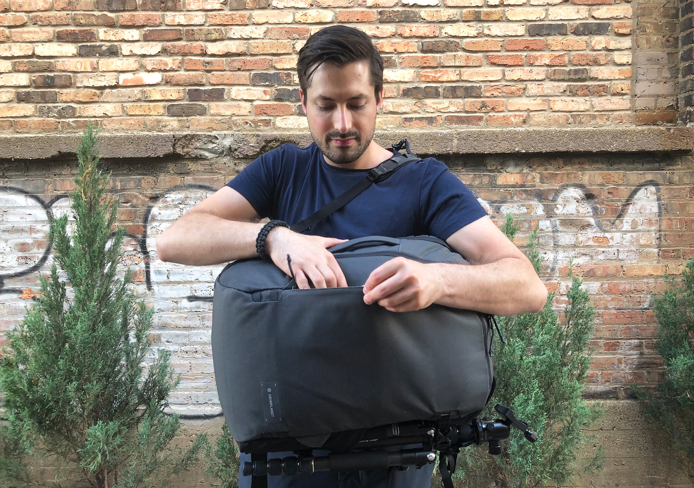 Heimplanet Transit Line Travel Pack Side Pocket Access