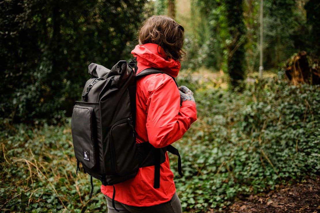 Brevite roll-top camera backpack in England