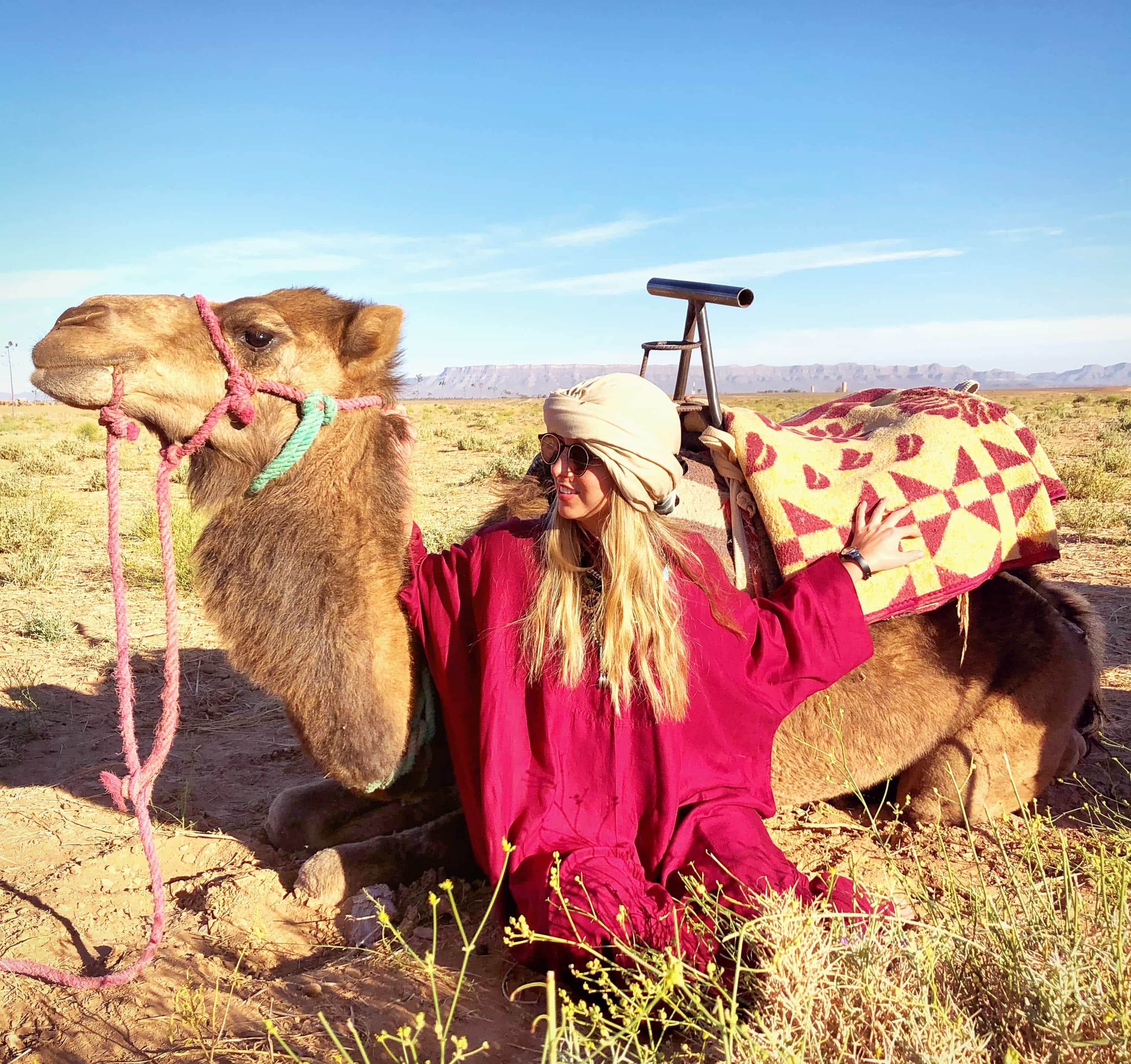 Brittney Martinson in the Sahara
