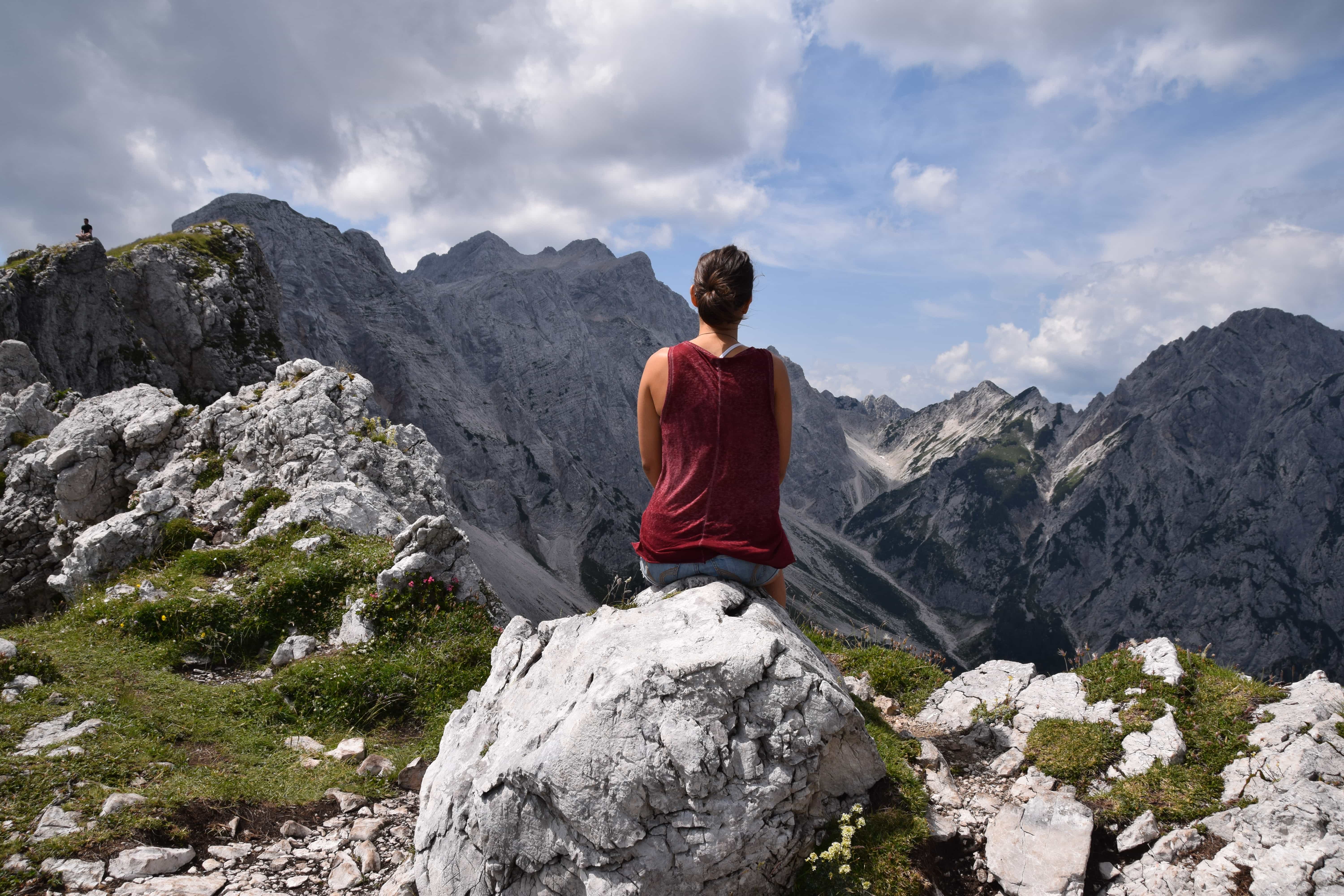 Kate Smith in the Slovenia Alps