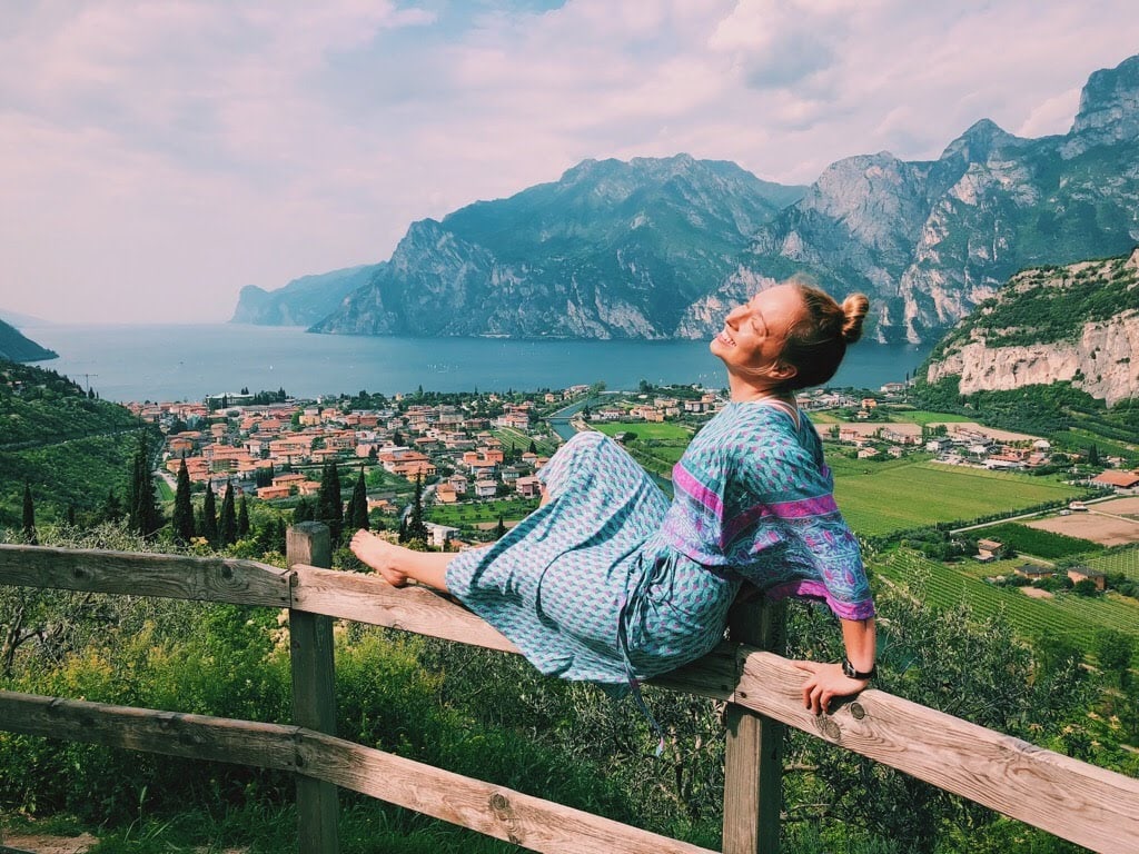 Brittney Martinson in Torbole, Italy