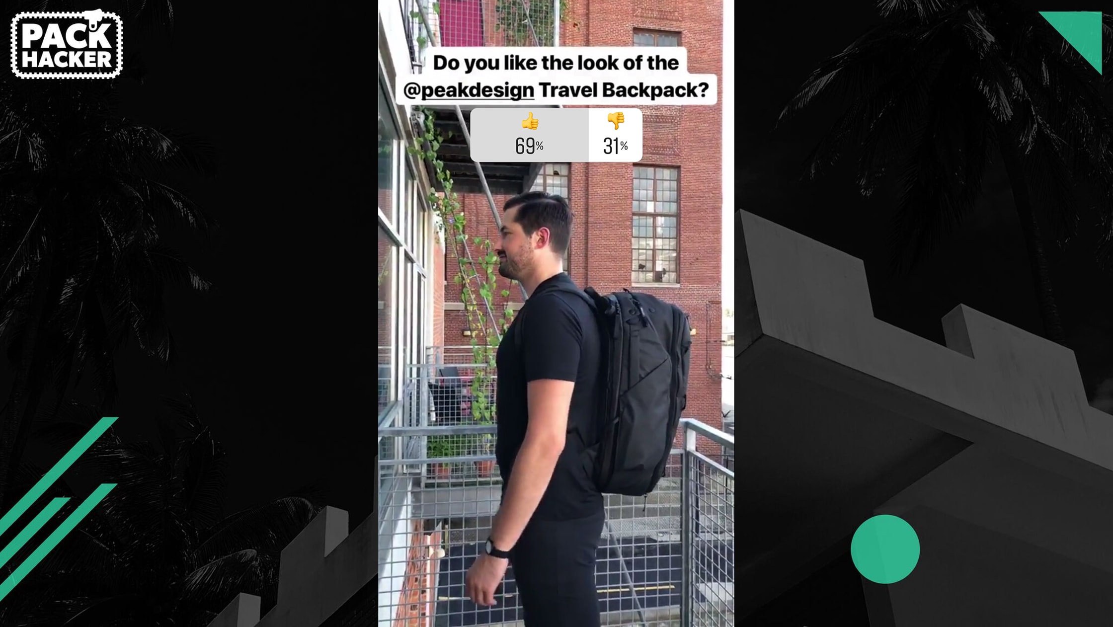 Peak Design Travel Backpack Instagram Poll