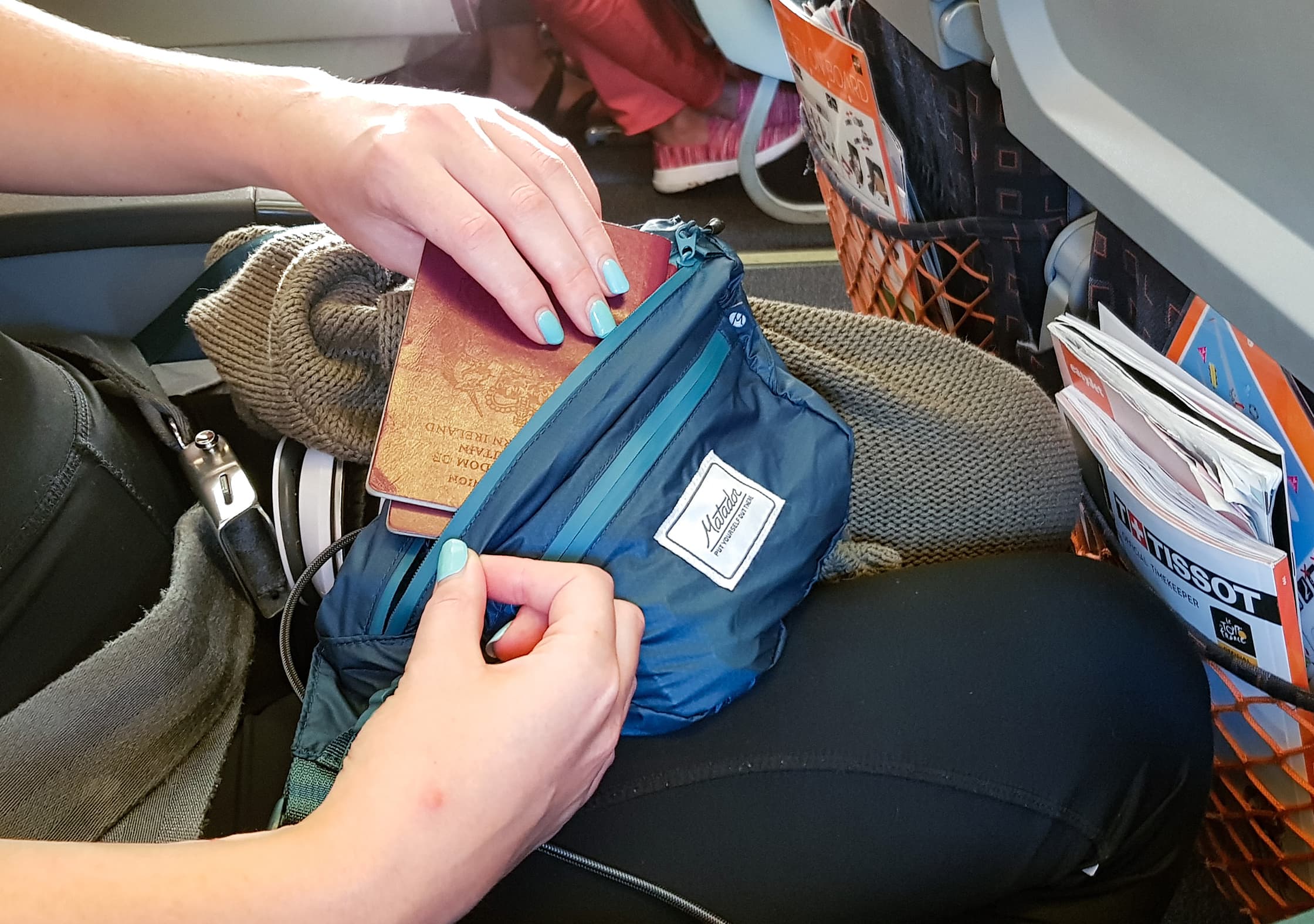 Using The Matador Hip Pack On A Flight In Europe
