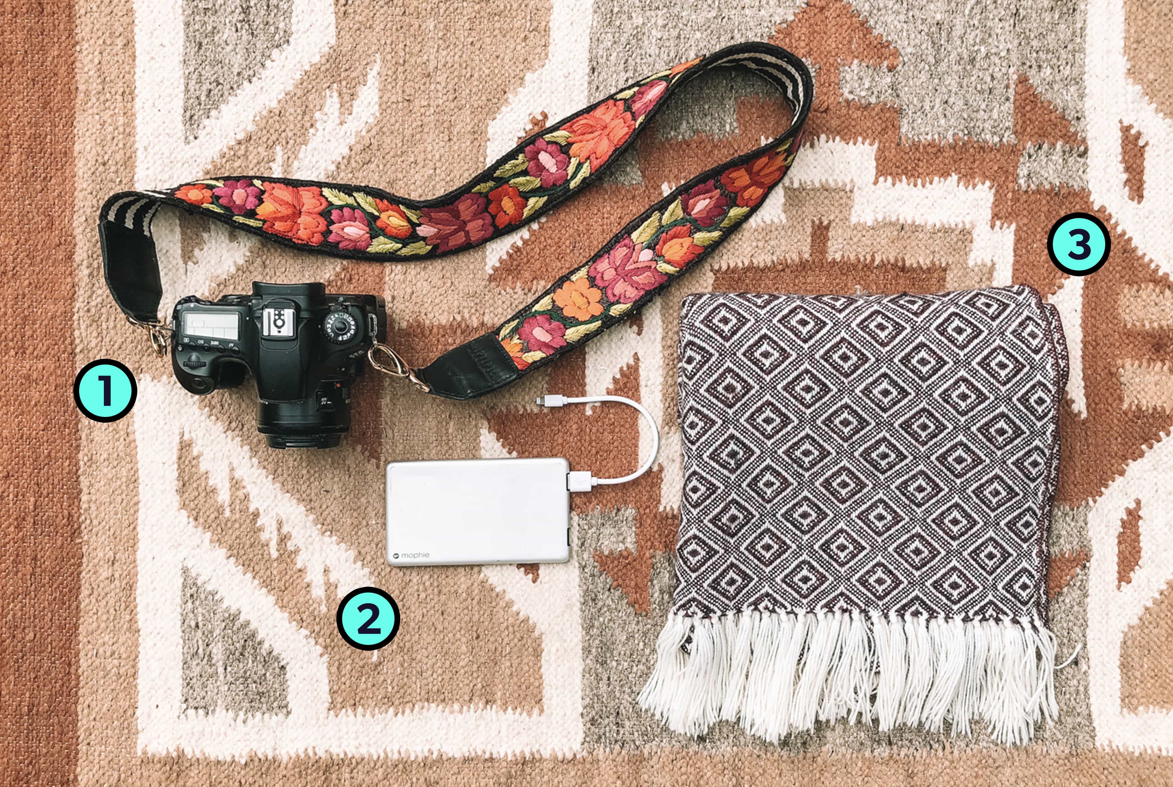 Erica Latack's Trusty Travel Items