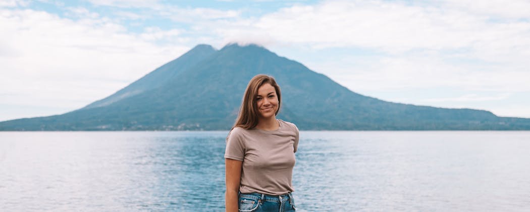 Erica Latack at Lake Atitlan, Guatemala