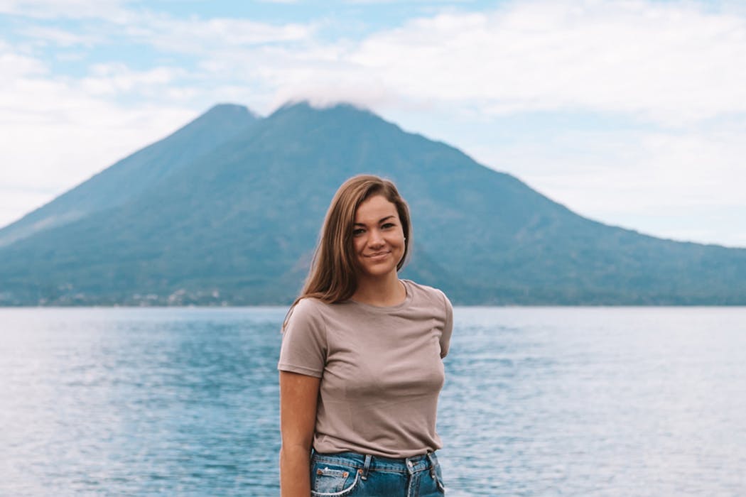 Erica Latack at Lake Atitlan, Guatemala