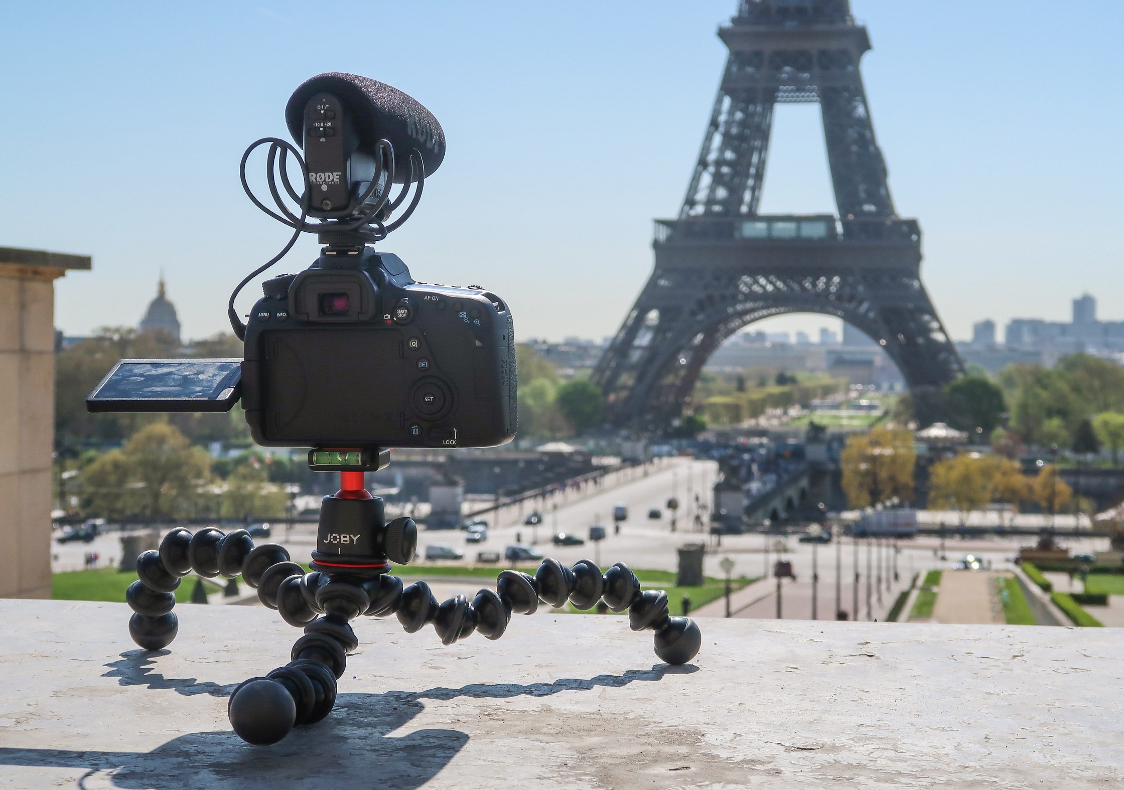 JOBY GorillaPod 3K At The Eiffel Tower In Paris, France