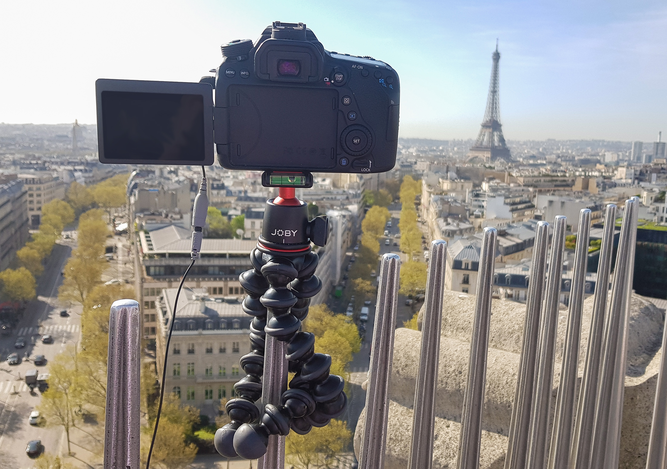 JOBY GorillaPod 3K On Top Of The Arc De Triomphe In Paris, France 1