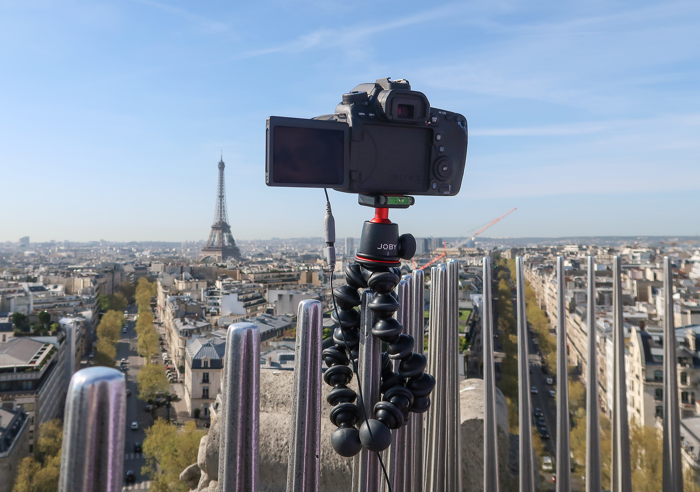 JOBY GorillaPod 3K On Top Of The Arc De Triomphe In Paris, France 2