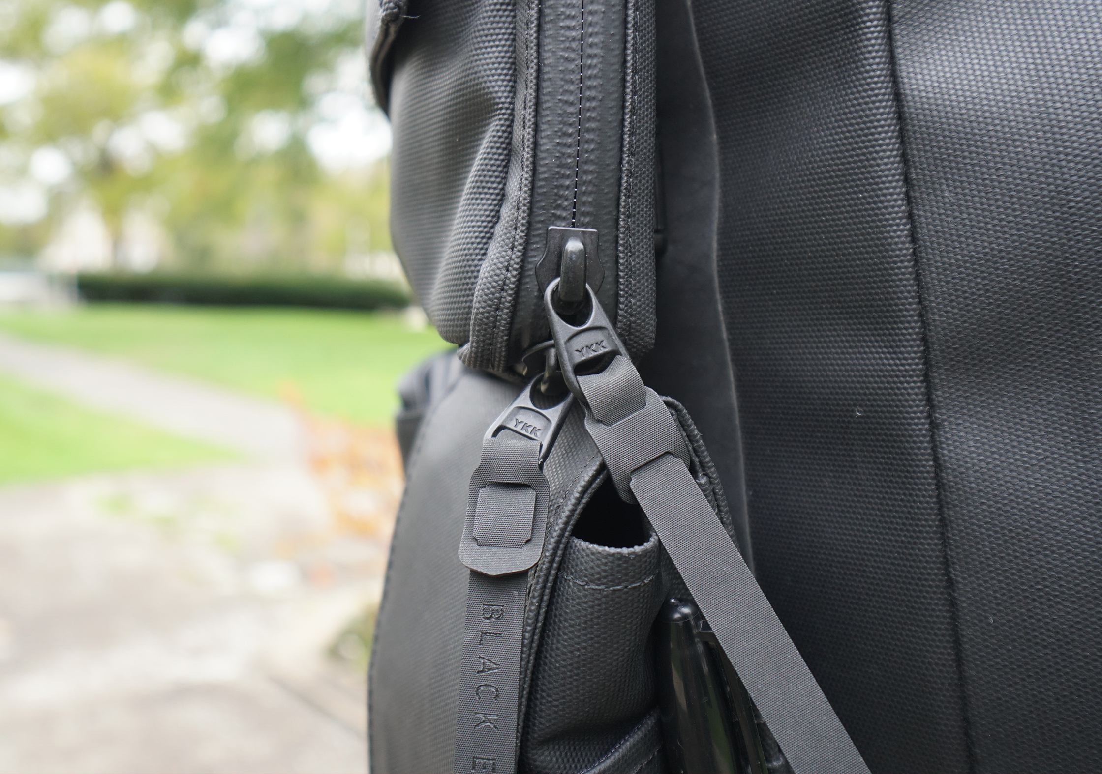 Black Ember Citadel Modular Backpack YKK Zips