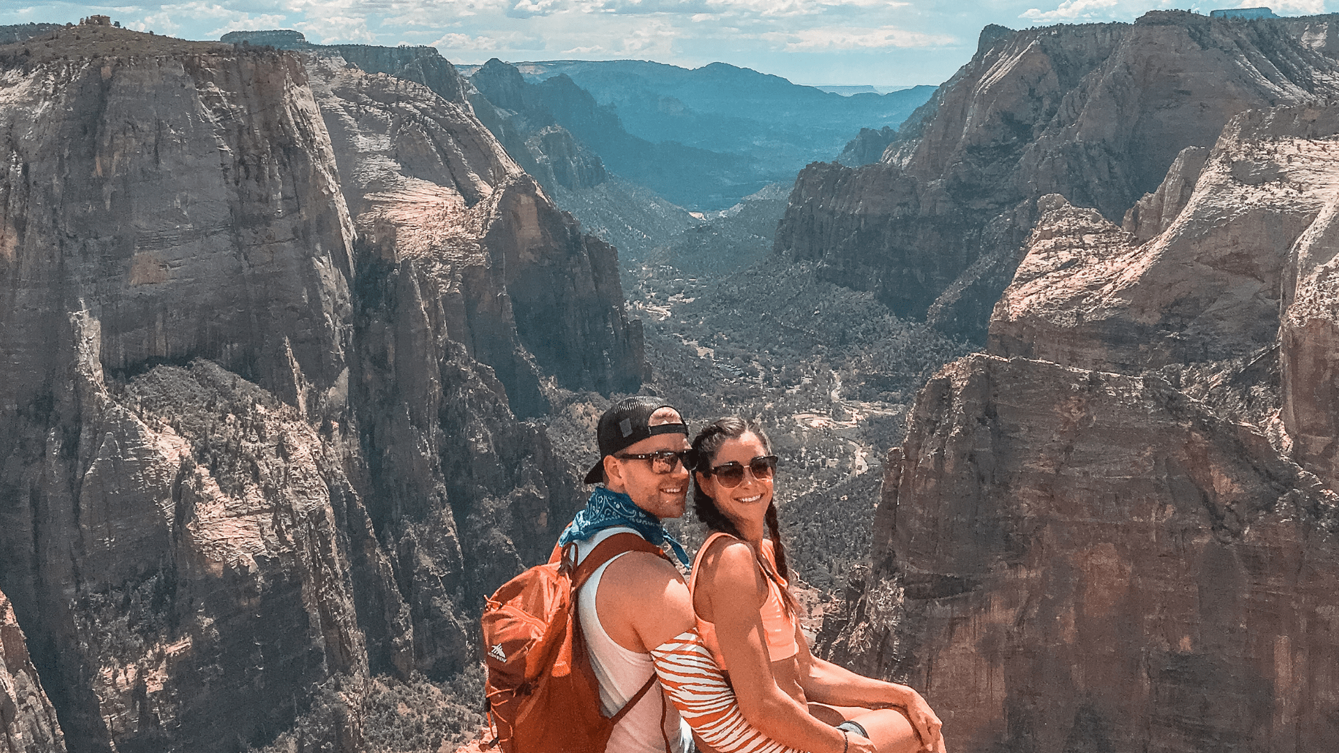 Julie and Zach at Zion National Park