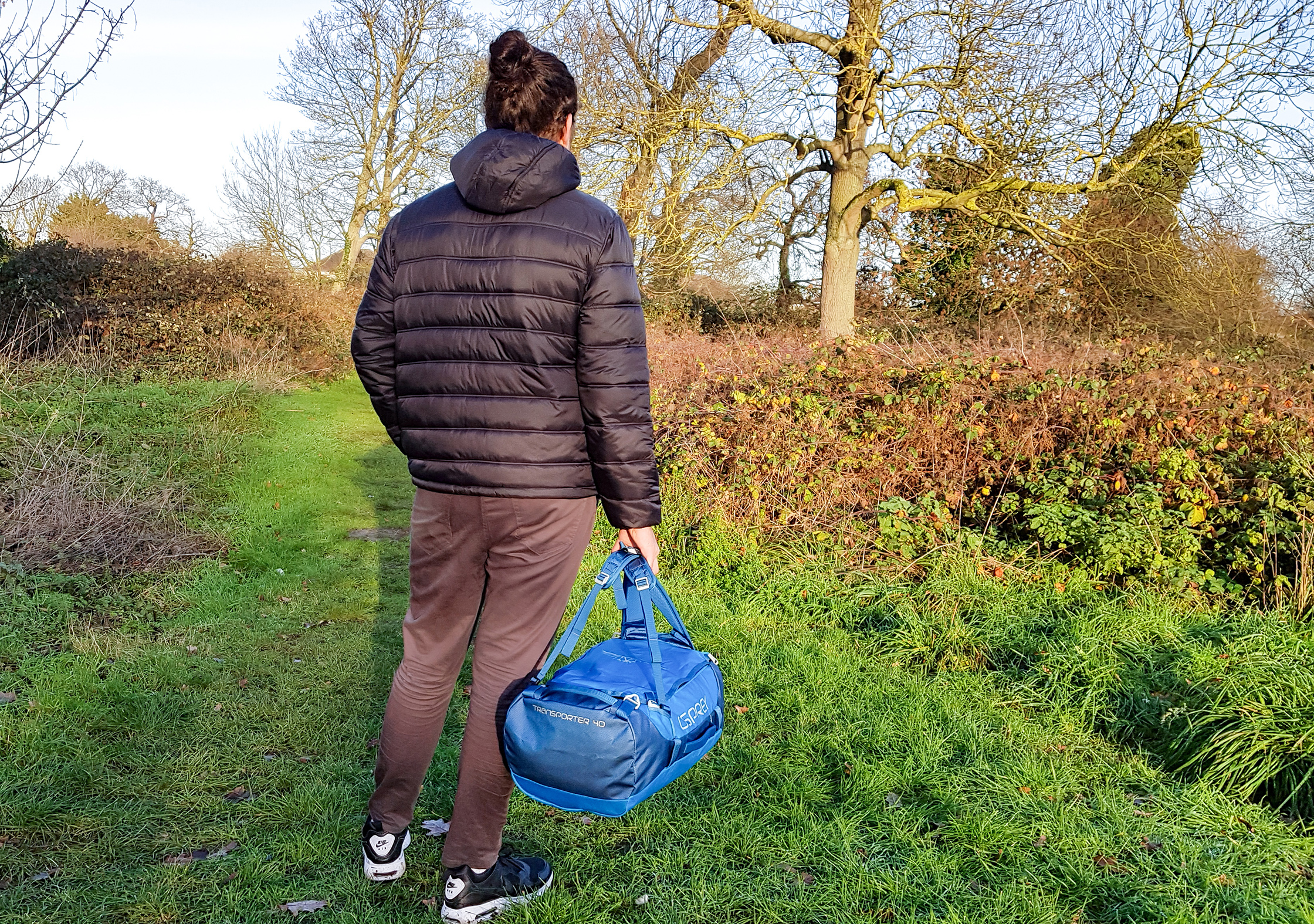 Carrying The Osprey Transporter 40 As A Duffel