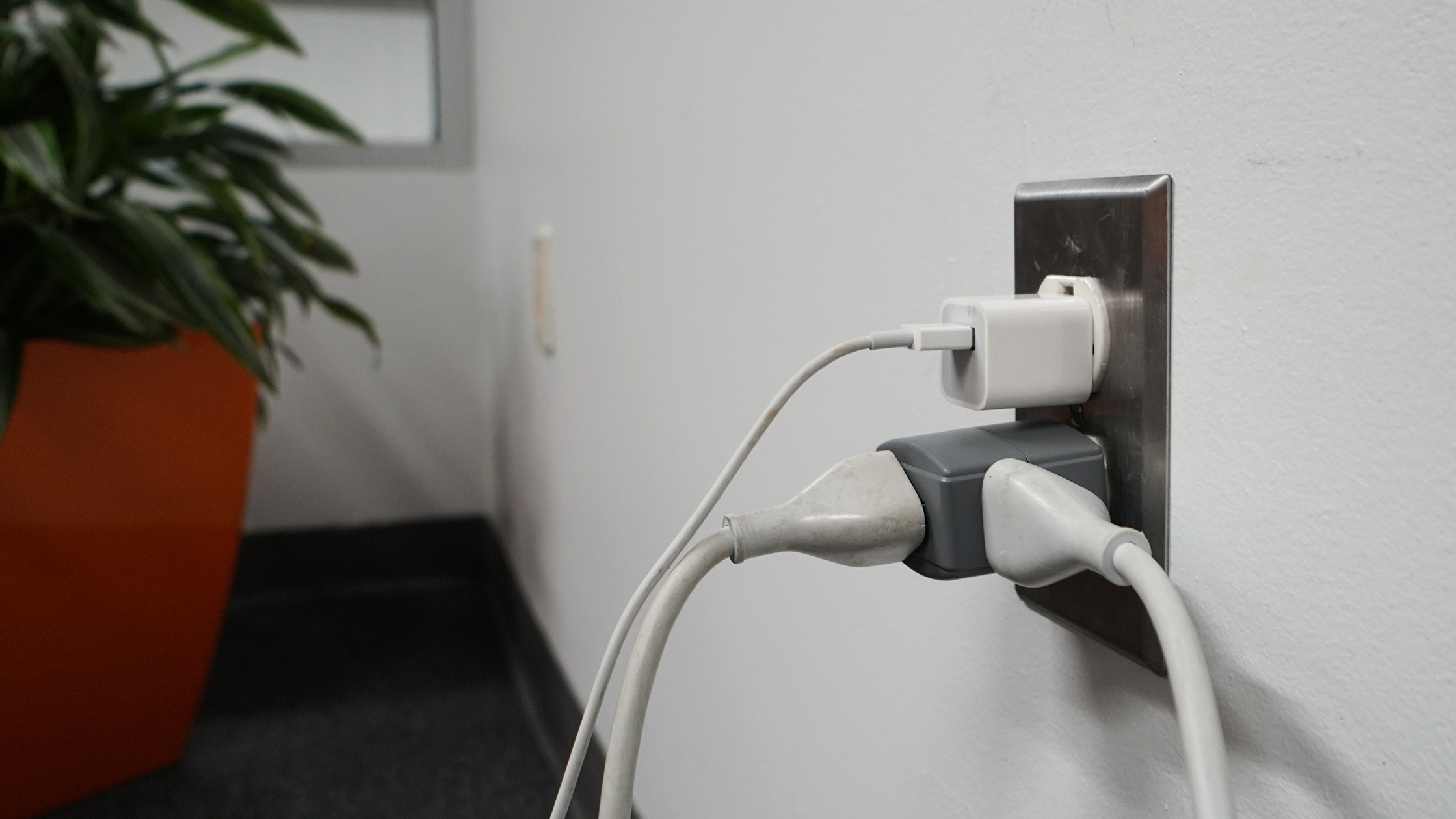 Outlet Splitter At Coworking Space