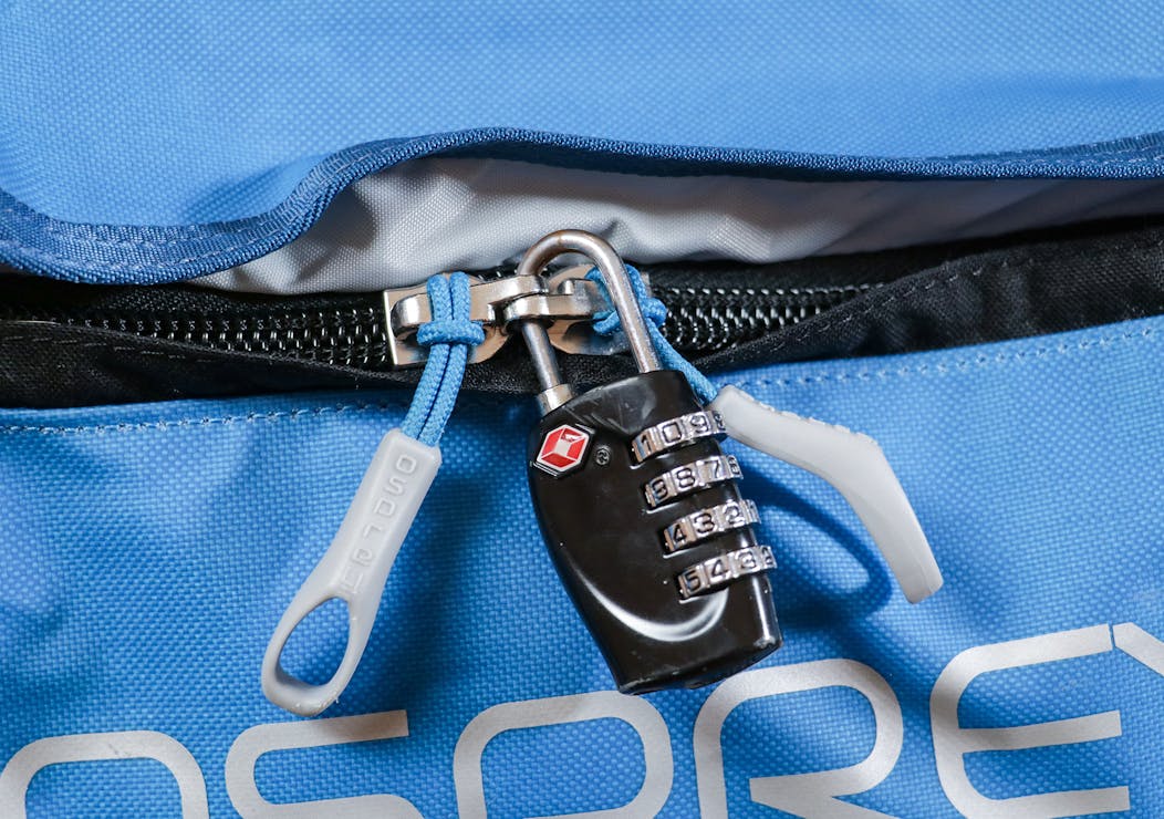 Zipper Locks - Zipper security for travel bags, purses, and backpack  zippers 