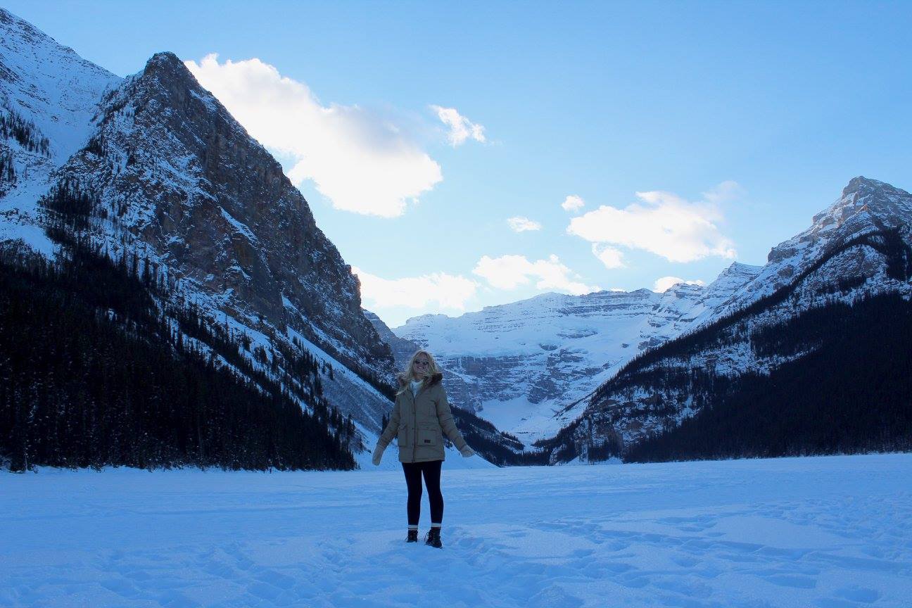 Abby McNeill at Lake Louise, Alberta, Canada