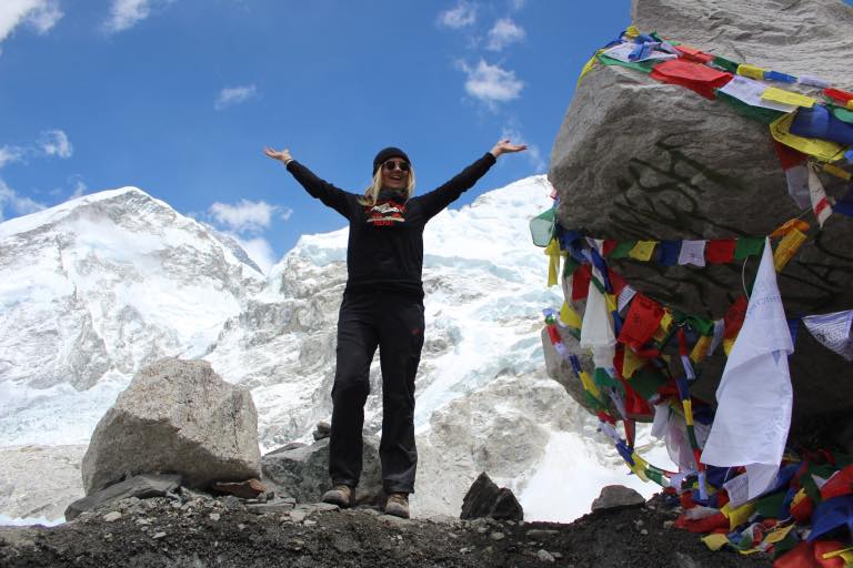 Abby McNeill on Mt. Everest
