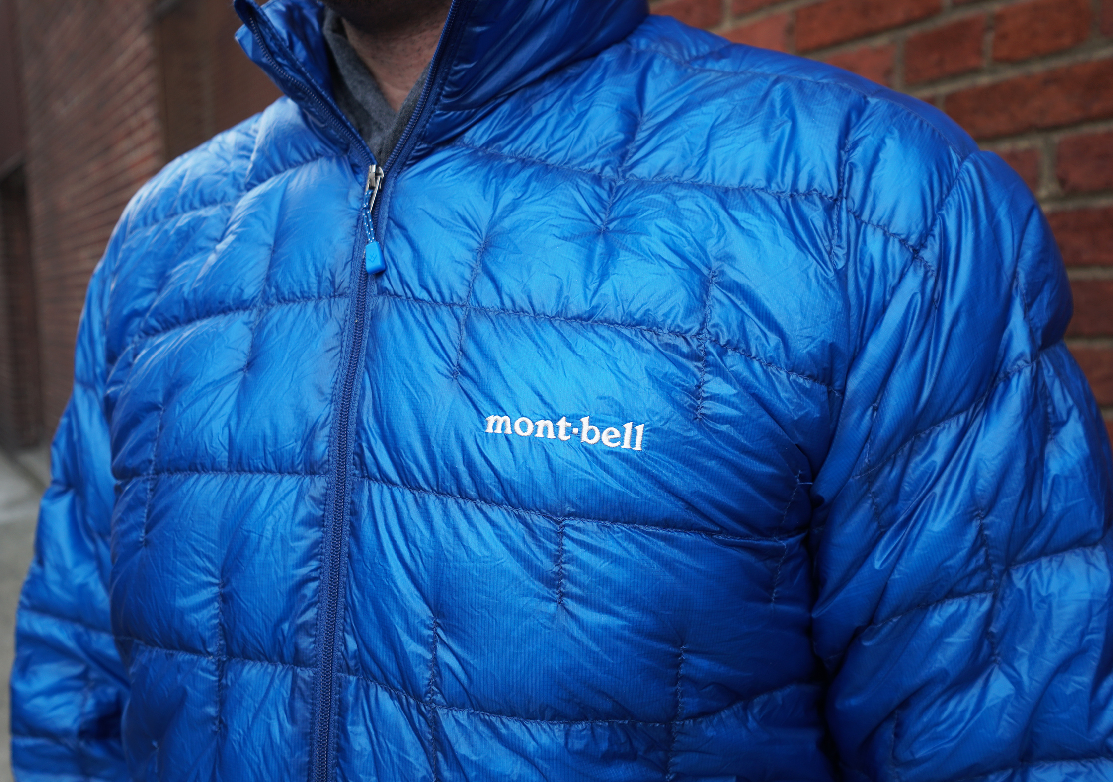 Montbell Plasma 1000 Down Jacket Branding