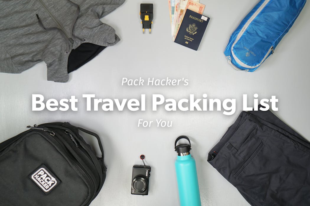 The Best Travel Packing List Guide For You | Pack Hacker