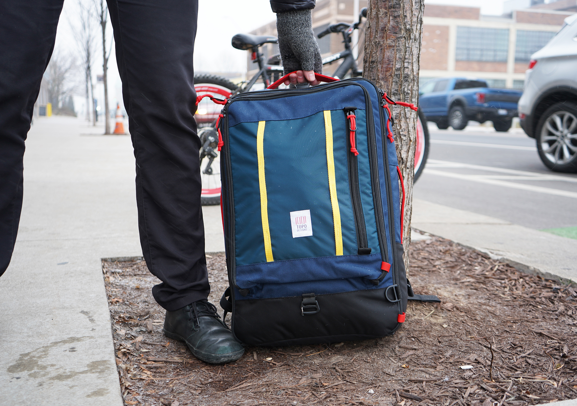 Topo Designs Travel Bag 40L In Use