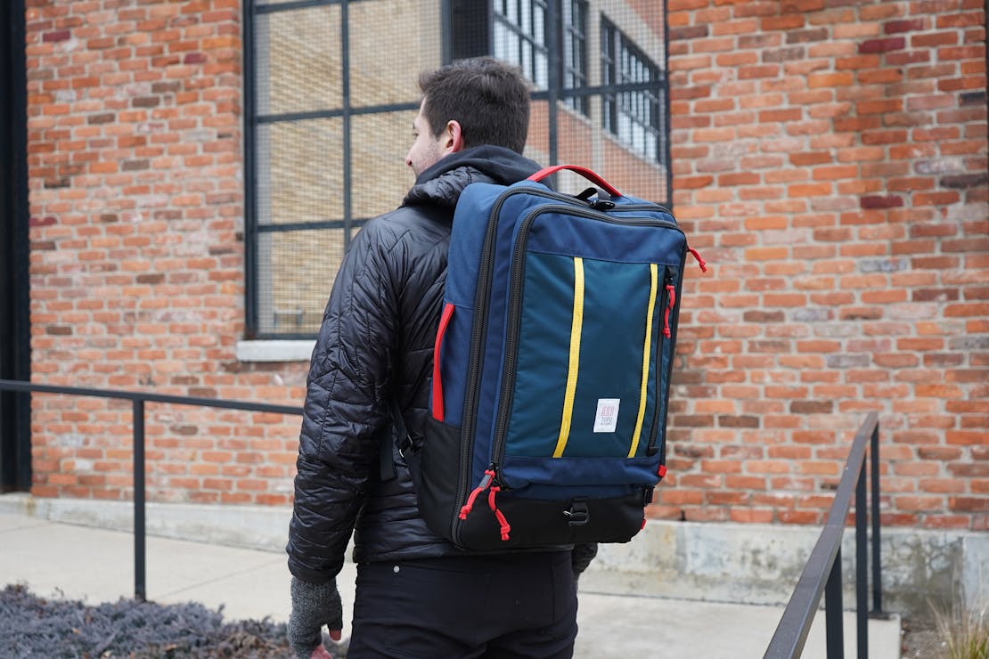 Topo Designs Travel Bag 40L In Use