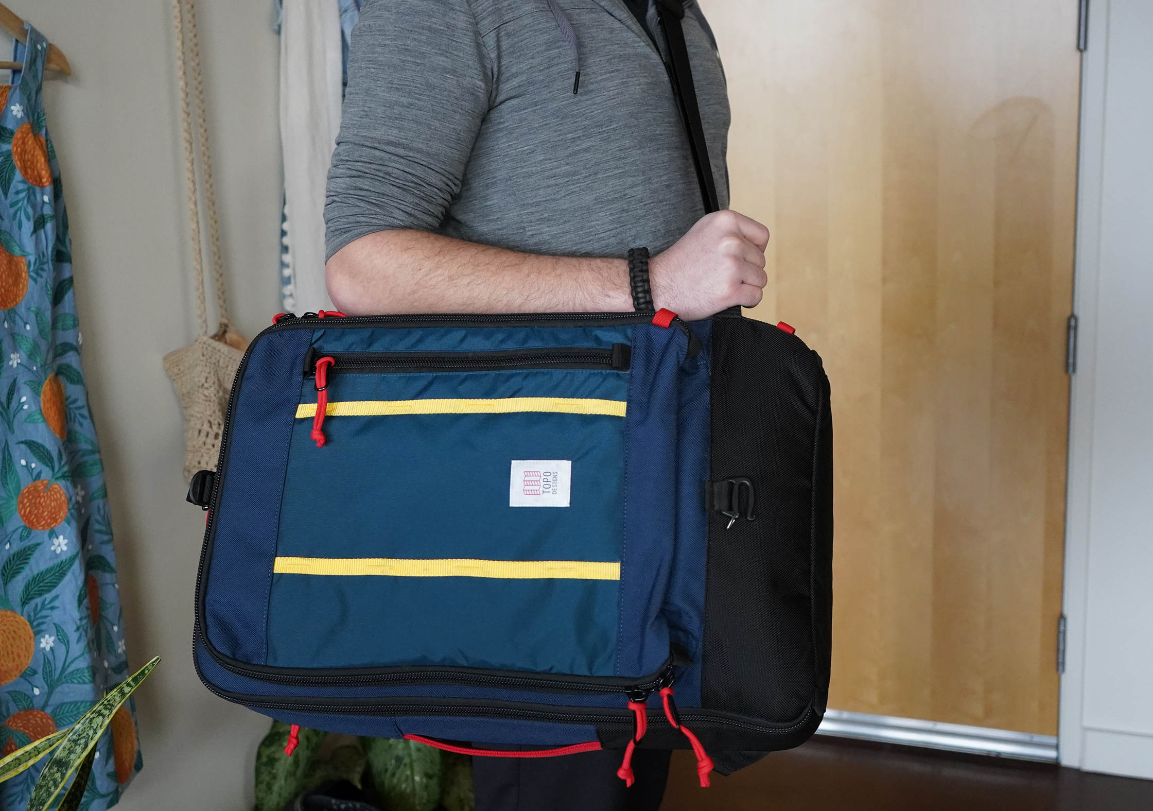 Topo Designs Travel Bag 40L Messenger Style Carry