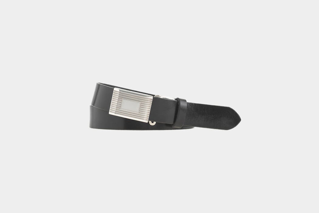 J. Crew Leather Plaque Belt