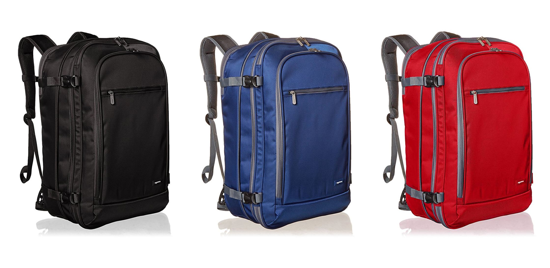 Sleek and Versatile Basics Carry On Travel Backpack